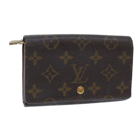 LOUIS VUITTON Monogram Porte Monnaie Billets Tresor Wallet M61730 LV Auth 52272 - Picture 1 of 14